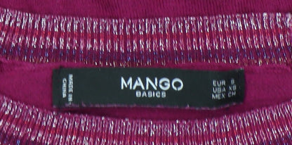 Womens UK Size 10 Mango Pink Pullover Jumper