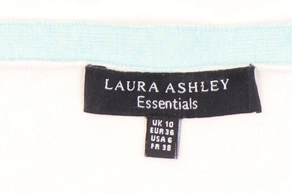 Laura Ashley Women's Striped Jumper, Multicoloured, Size 10