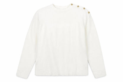 Marks and Spencer Ivory Women's L Crew Neck Jumper