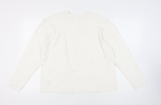 Marks and Spencer Ivory Women's L Crew Neck Jumper