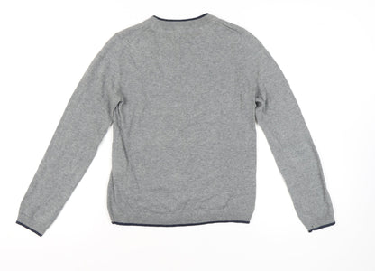 Cath Kidston Women's Grey XS Pullover Sequin Jumper