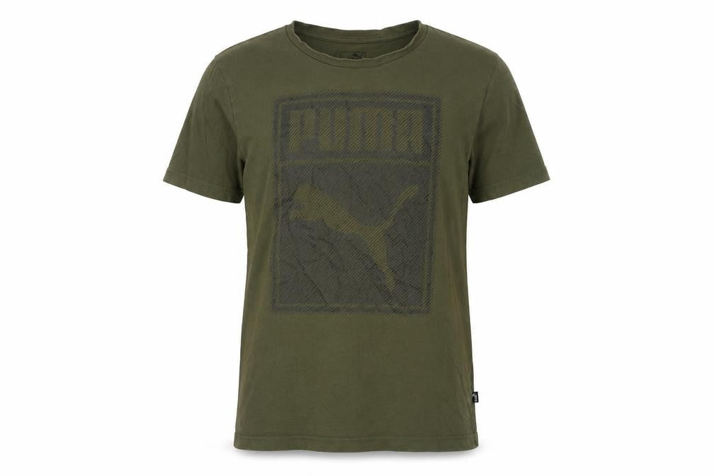 Mens UK Size S PUMA Green  T-Shirt