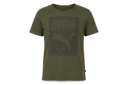 Mens UK Size S PUMA Green  T-Shirt
