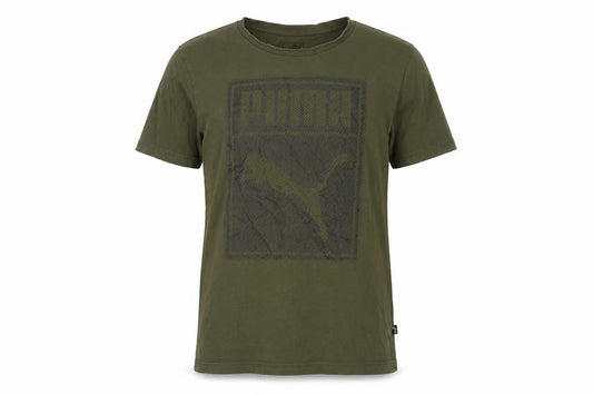 Mens UK Size S PUMA Green  T-Shirt