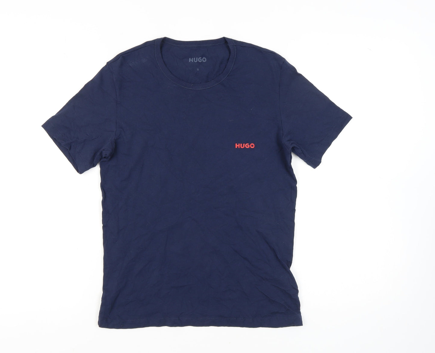 Mens UK Size S HUGO Blue  T-Shirt