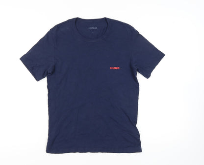Mens UK Size S HUGO Blue  T-Shirt