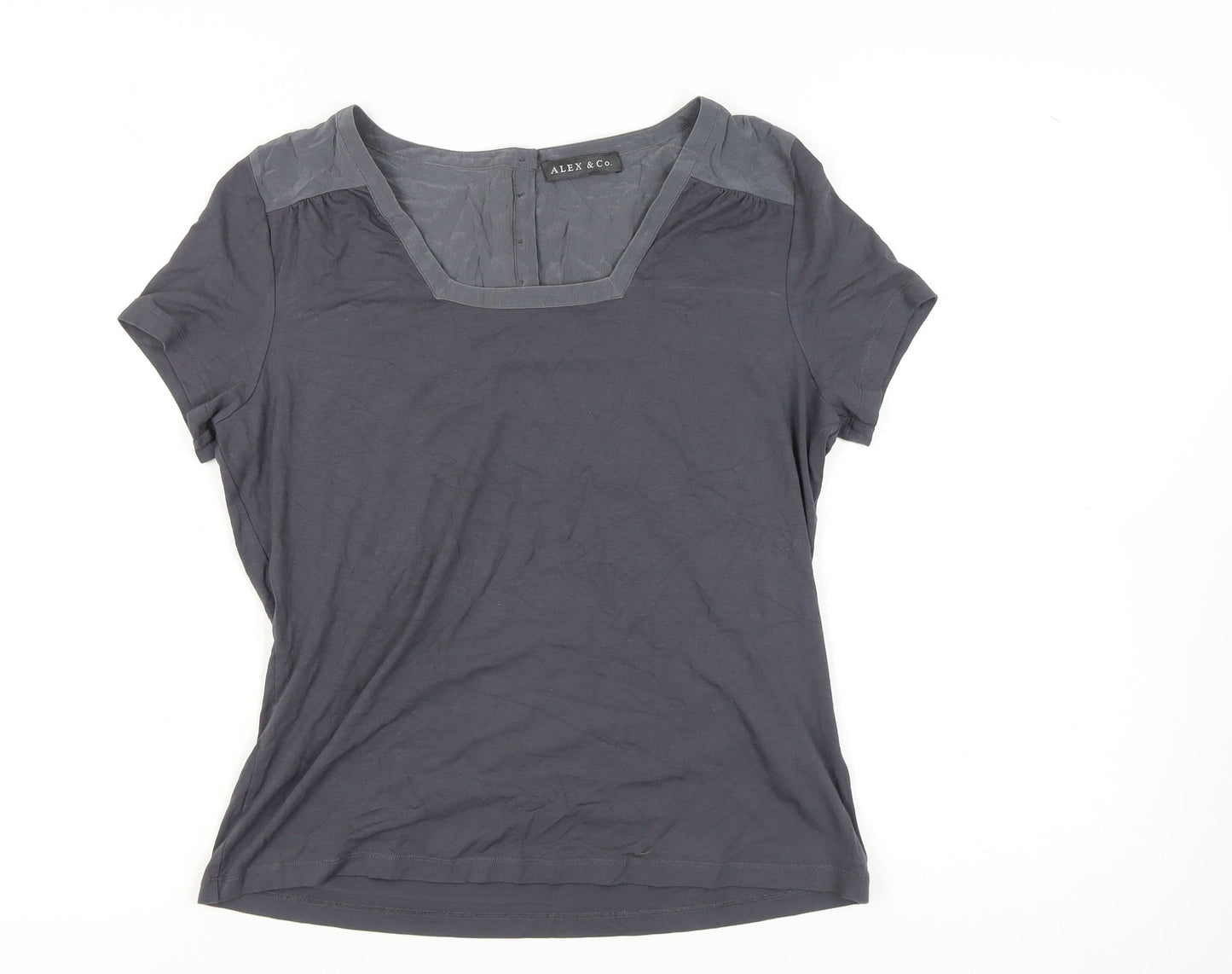 Womens UK Size 14 Alex & Co. Grey  T-Shirt