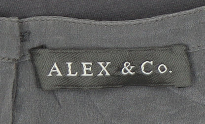 Womens UK Size 14 Alex & Co. Grey  T-Shirt
