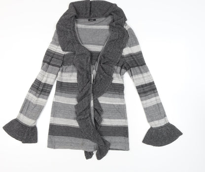 Womens UK Size 16 Roman Grey Cardigan Jumper