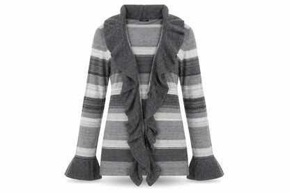 Womens UK Size 16 Roman Grey Cardigan Jumper