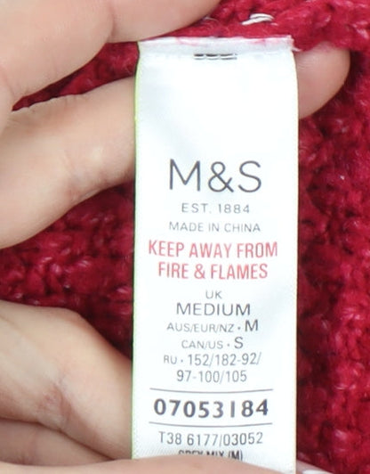 Womens UK Size M Marks and Spencer Multicoloured Pullover Jumper