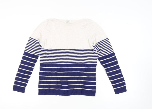 Womens UK Size 10 Marks and Spencer Navy Pullover Jumper