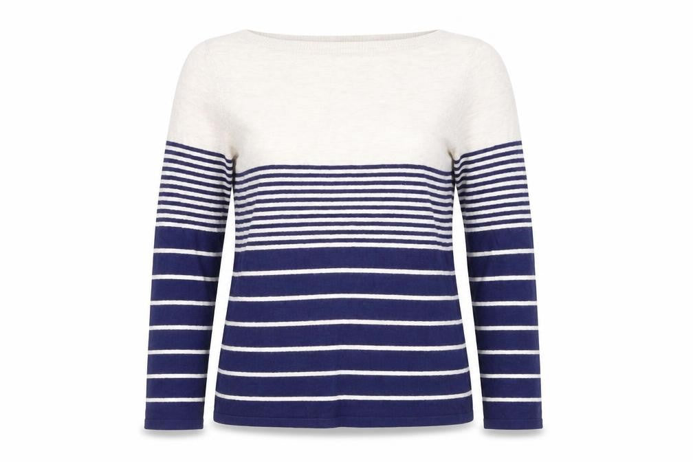 Womens UK Size 10 Marks and Spencer Navy Pullover Jumper