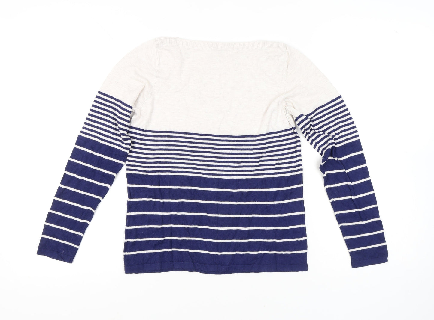 Womens UK Size 10 Marks and Spencer Navy Pullover Jumper