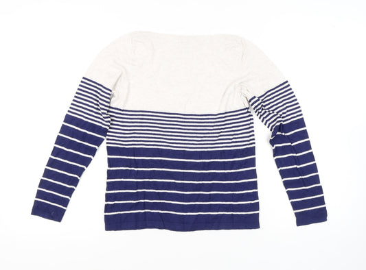 Womens UK Size 10 Marks and Spencer Navy Pullover Jumper