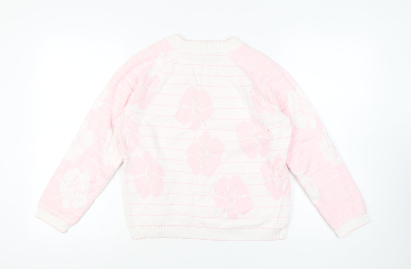 Womens UK Size 12 Crew Clothing Company Pink Pullover Jumper