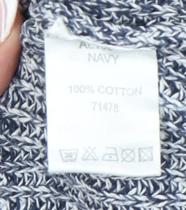 Cotton Traders Men's M Blue Knit Pullover Jumper