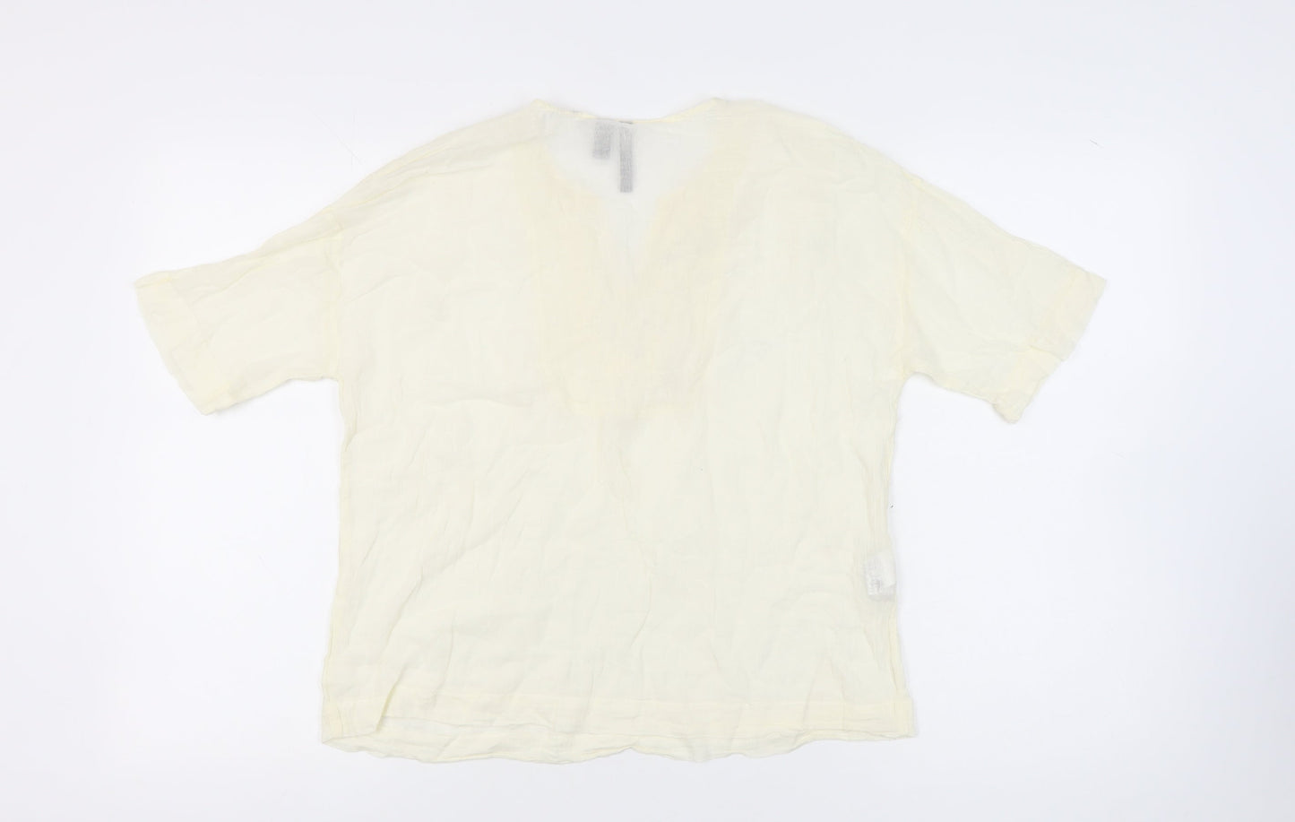 Womens UK Size M Mango Ivory Tunic Blouse