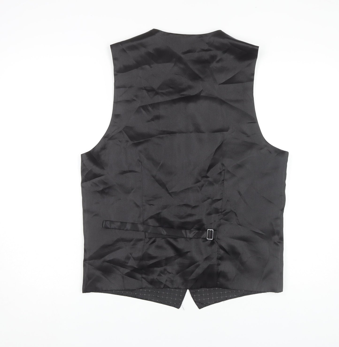 Mens UK Size M Skopes Regular Black Suit Waistcoat