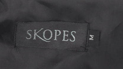 Mens UK Size M Skopes Regular Black Suit Waistcoat
