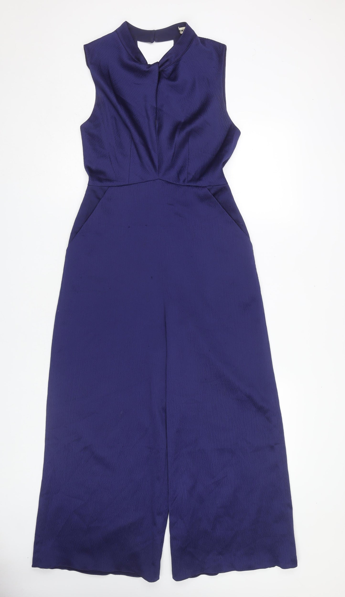 Whistles Women's Blue Sleeveless Jumpsuit Size 6