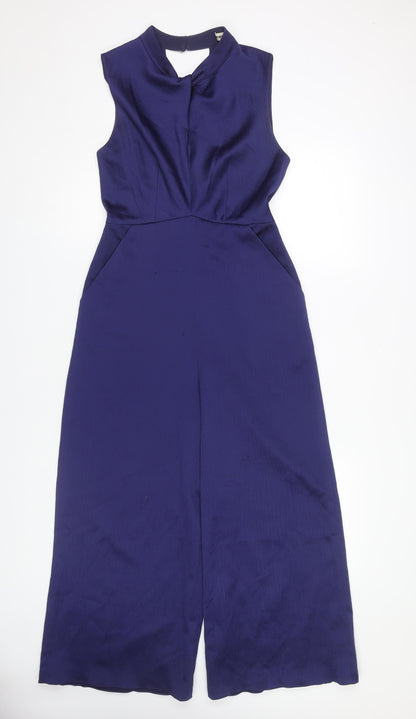 Whistles Women's Blue Sleeveless Jumpsuit Size 6