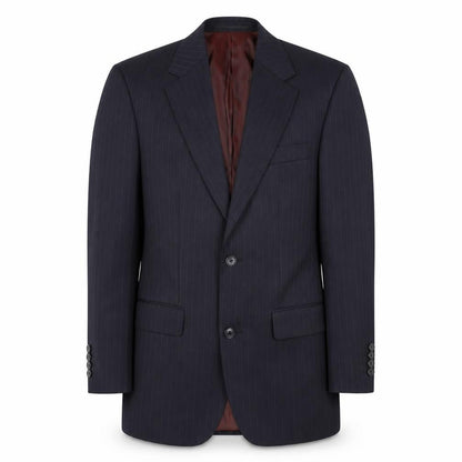 Mens UK Size 36 Charlton Gray Regular Blue Suit Jacket