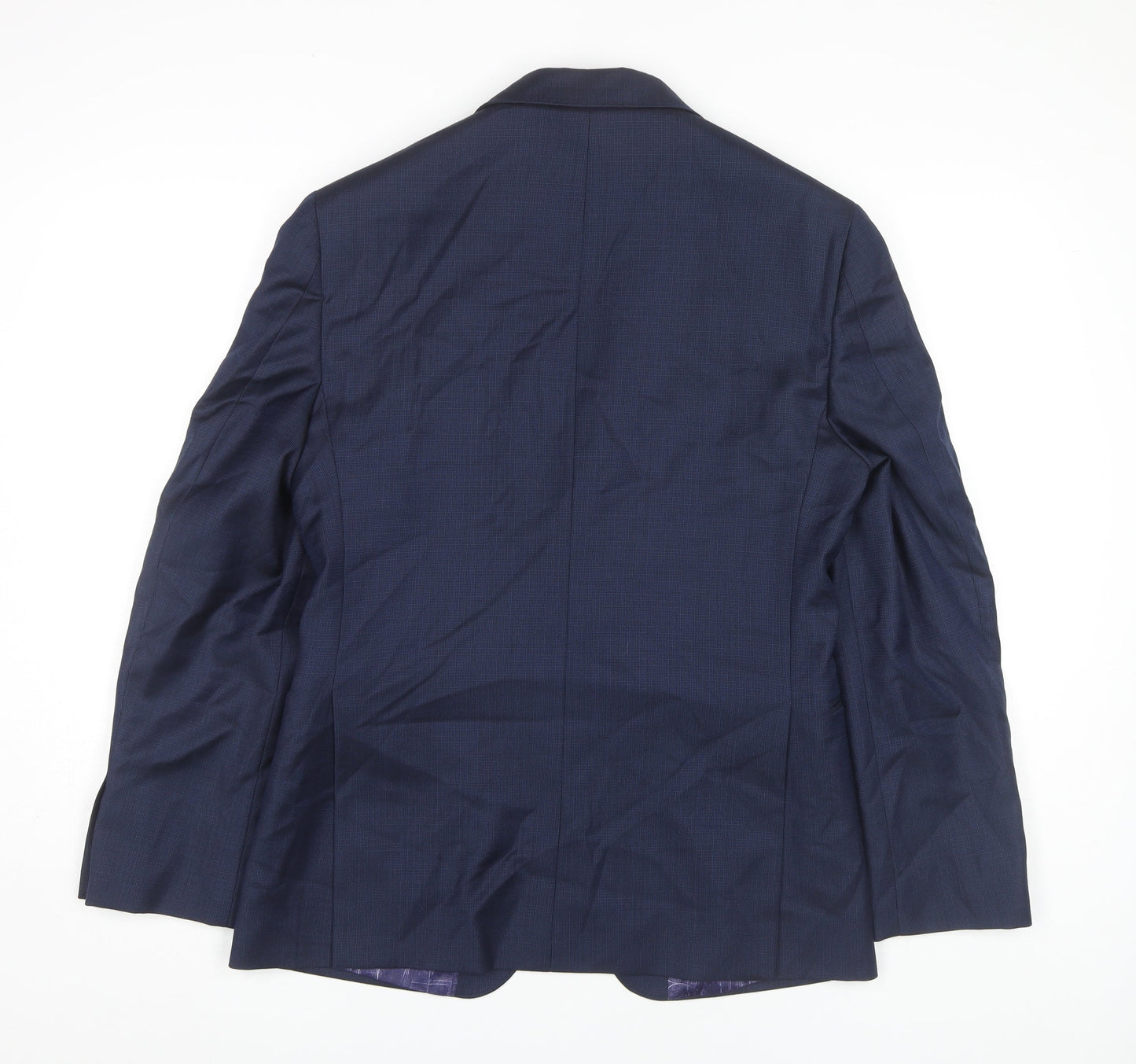 Mens UK Size 38 T.M.Lewin Regular Blue Suit Jacket