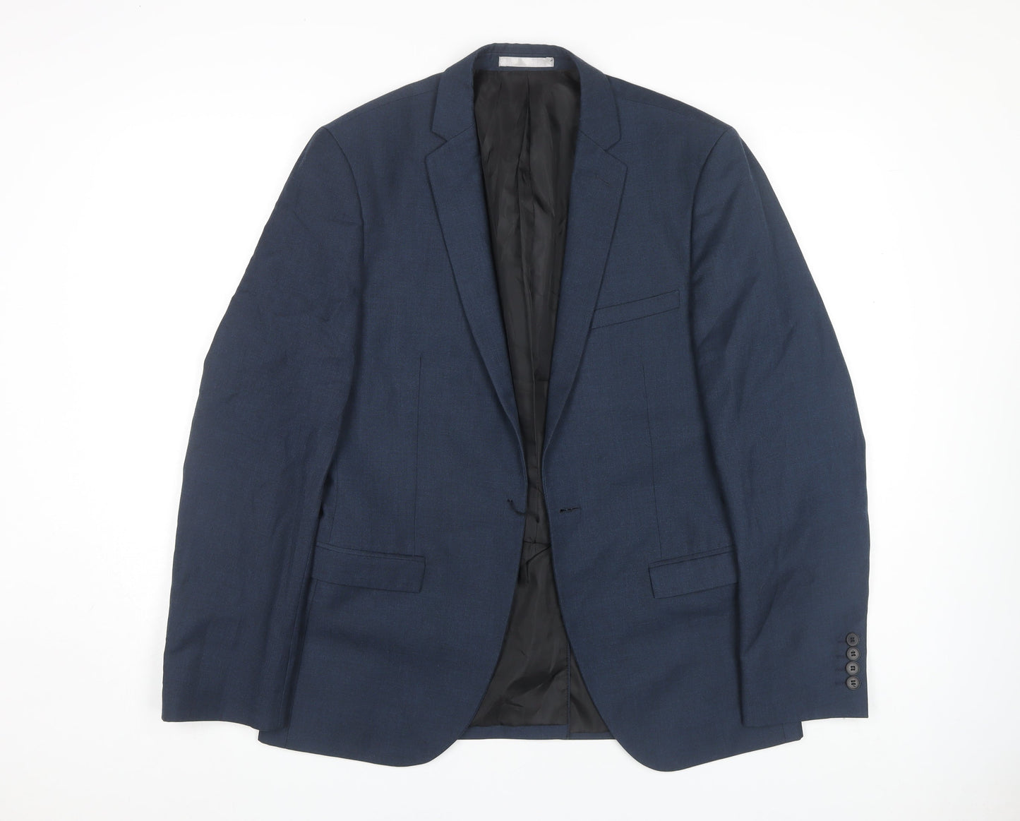 Mens UK Size 38 Burton Regular Blue Suit Jacket