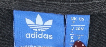 Adidas Women's Black Pullover Sweatshirt Size 8