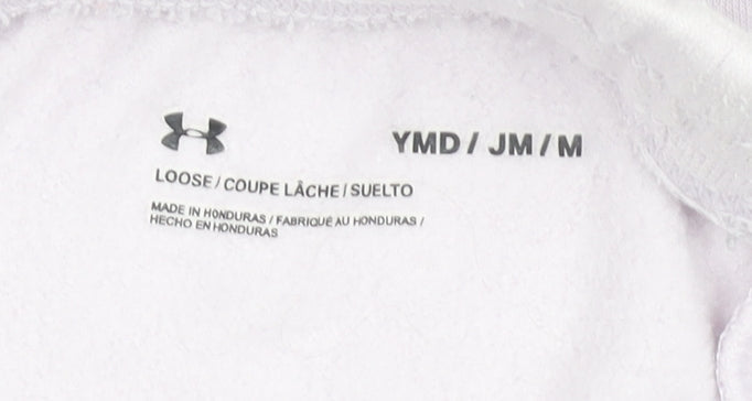 Under Armour Girls Pink Jogger Trousers Size M