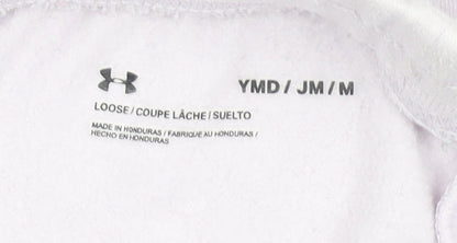 Under Armour Girls Pink Jogger Trousers Size M