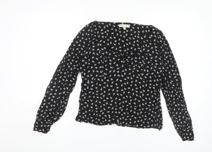 Womens UK Size 16 Oasis Black  Blouse