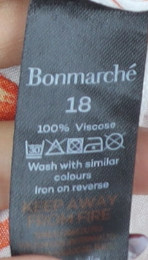 Bonmarché Women's Floral Dress Multicolour Size 18