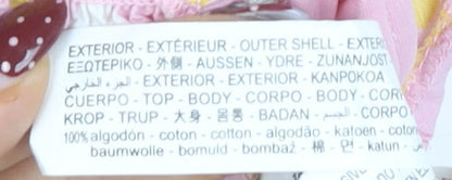 Zara Women’s Pink Geometric Puff Sleeve Bodysuit Small