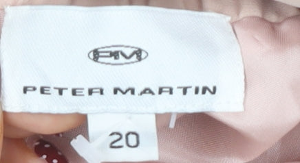 Peter Martin Women’s Pink Skirt Size 20