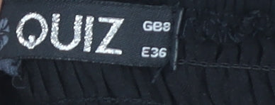 Quiz Women's Black Maxi Strapless Party Dress Size 8