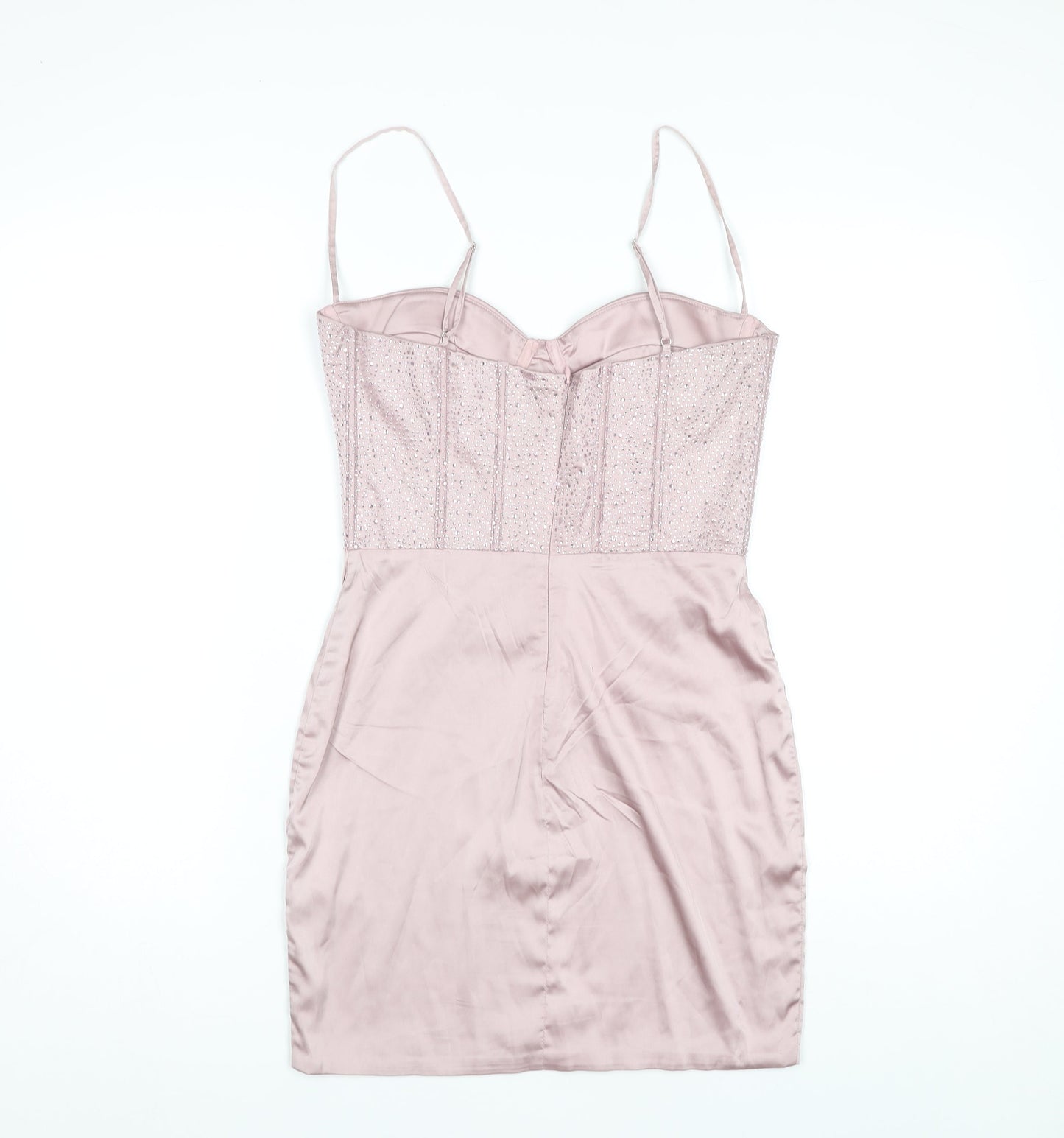 Oh Polly Women’s Pink Bodycon Mini Dress Size 10