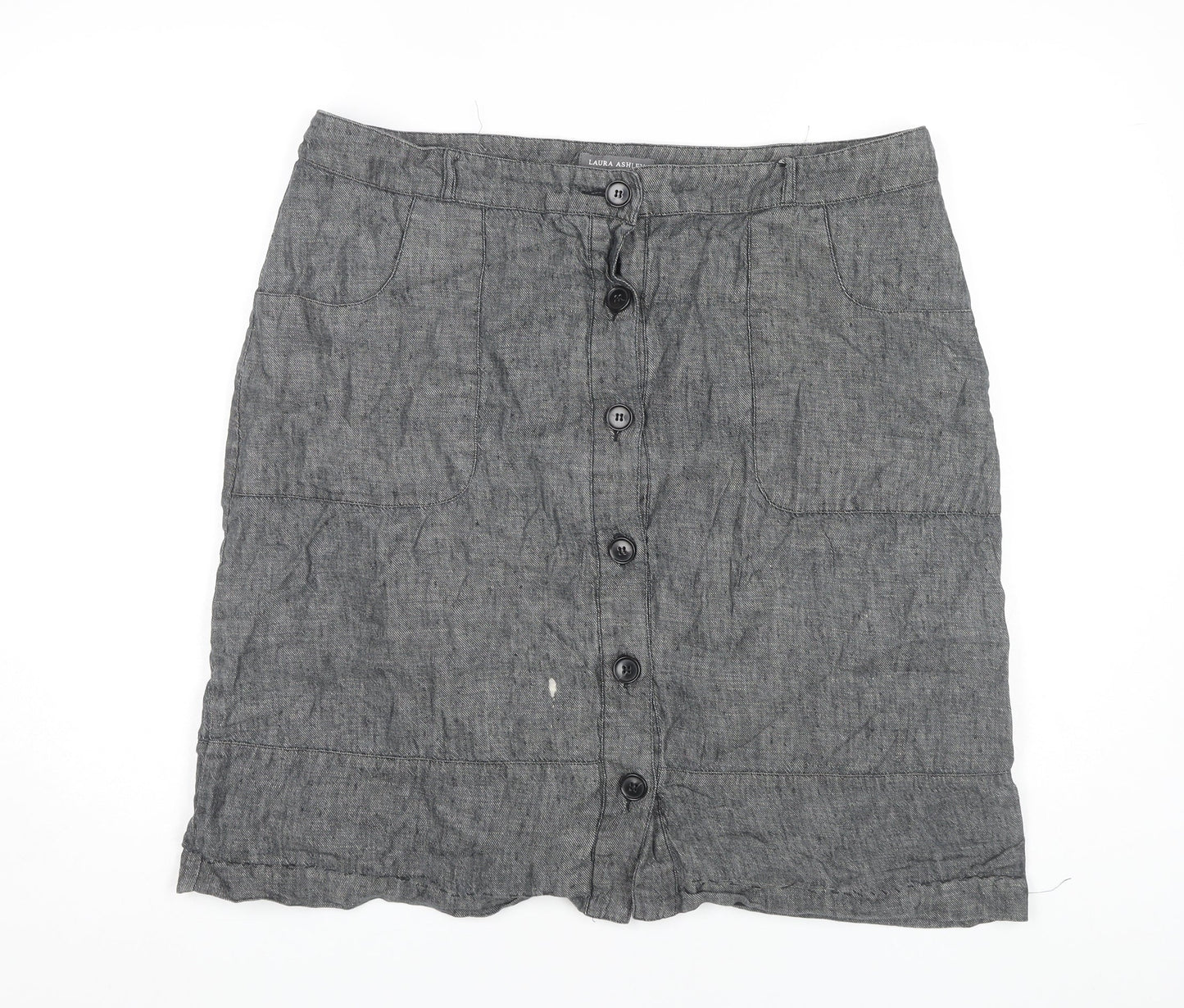 Laura Ashley Women's Grey Pencil Skirt Size 18