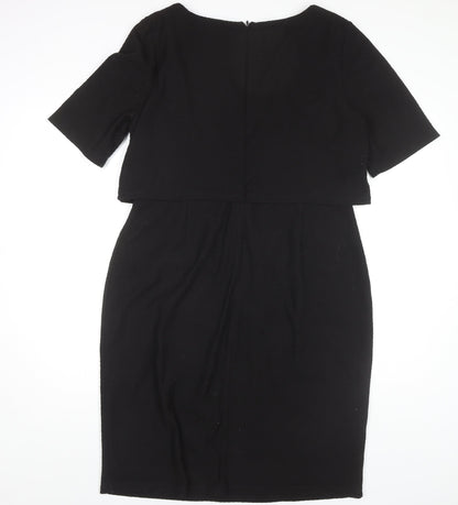 Phase Eight Women's Black Sheath Dress Size 16
