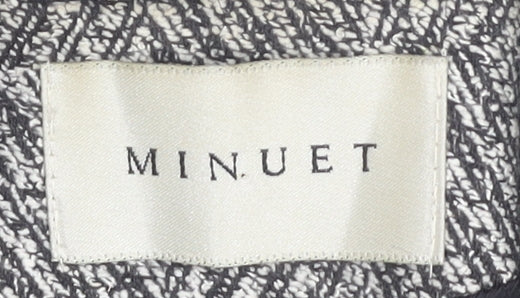 Minuet Women's Black Tweed Blazer, Size 8 - Elegant Business Chic