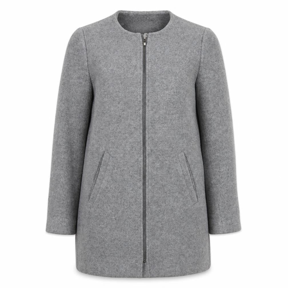 Womens UK Size 10 NEXT Grey Basic Jacket