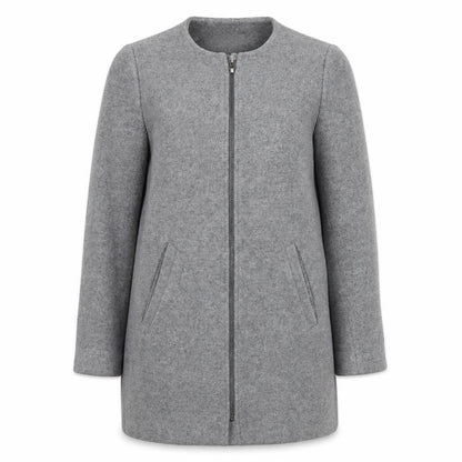 Womens UK Size 10 NEXT Grey Basic Jacket
