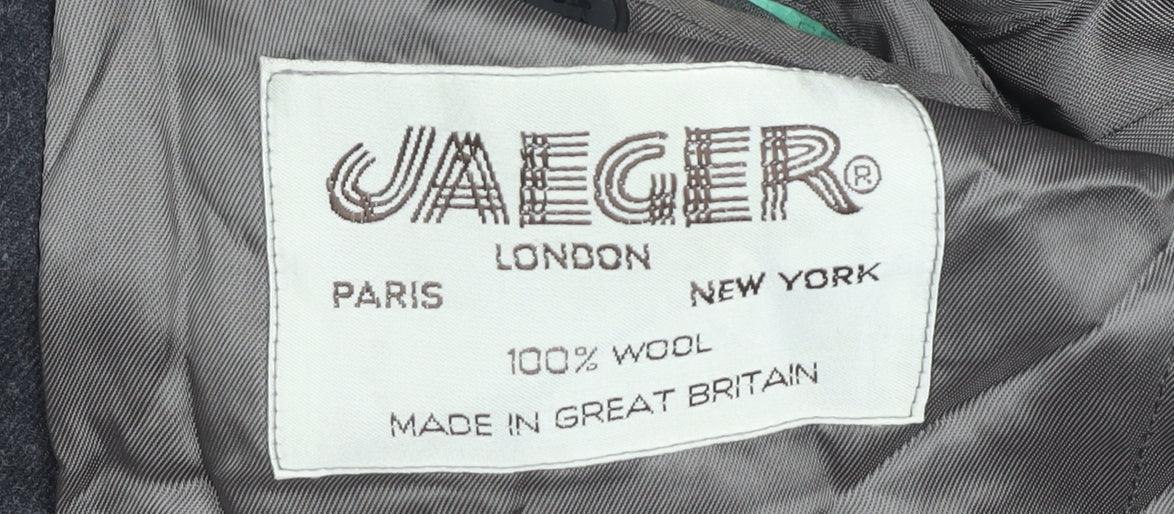 Mens UK Size 48 Jaeger Regular Grey Suit Jacket