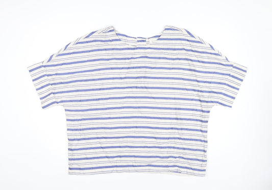 Womens UK Size 18 Per Una Multicoloured Basic T-Shirt