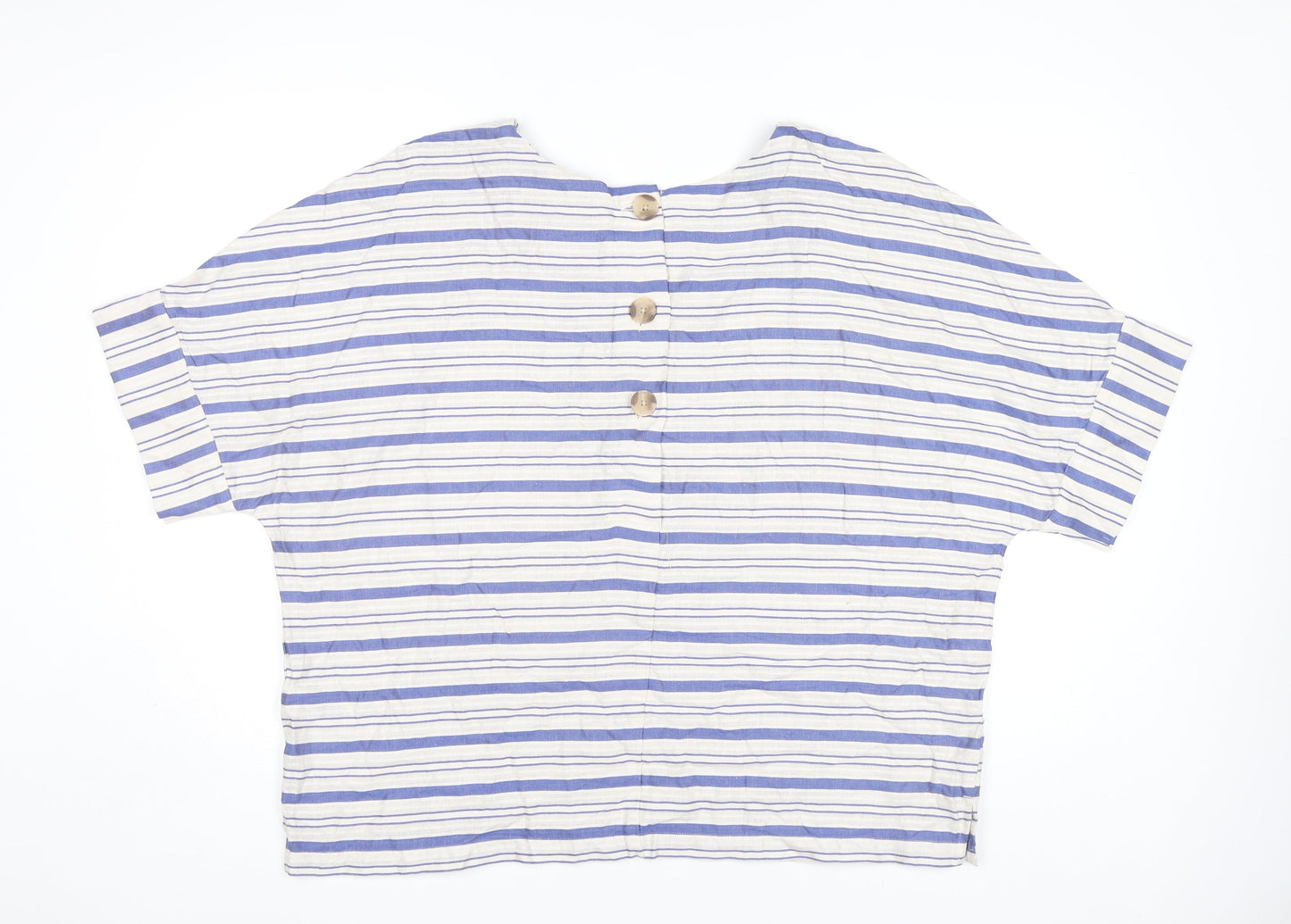 Womens UK Size 18 Per Una Multicoloured Basic T-Shirt
