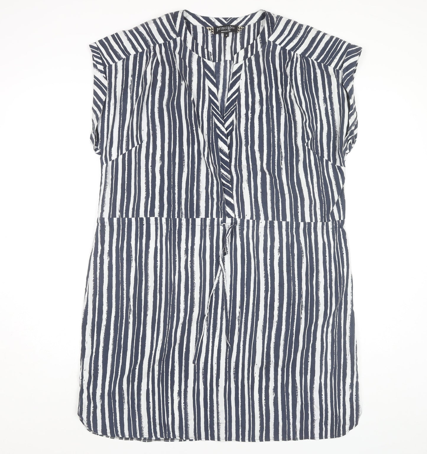 Principles Women Striped Dress 16 Multicoloured Modest