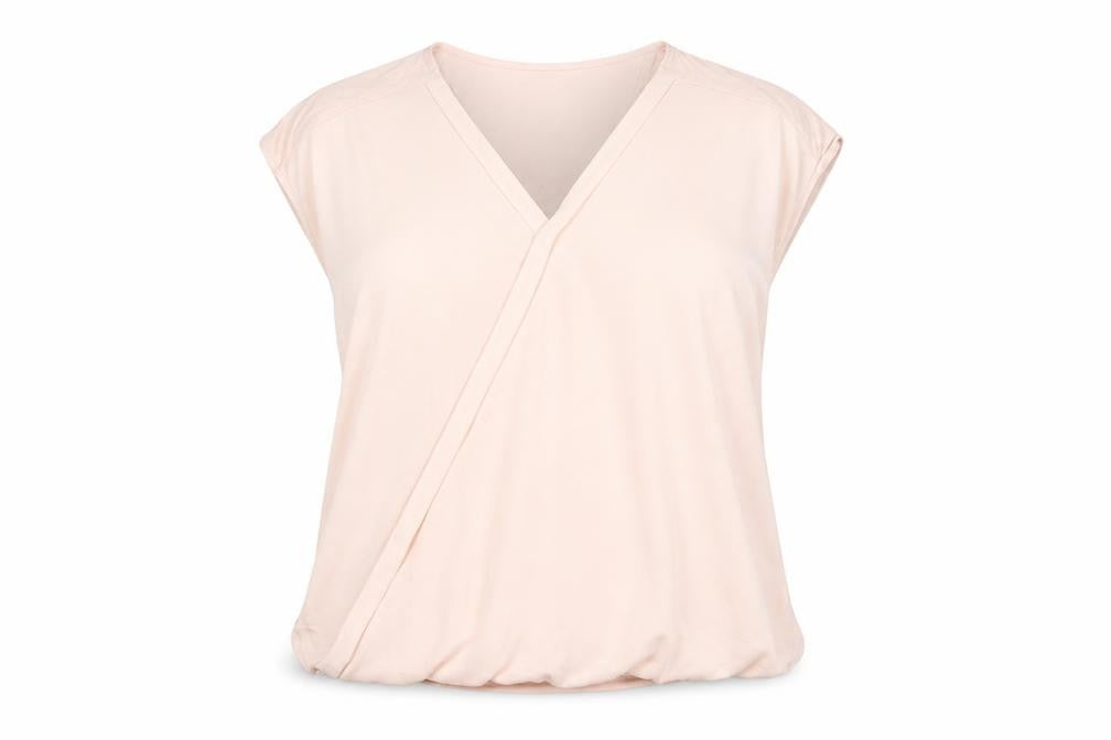 Womens UK Size 14 Marks and Spencer Pink Wrap Blouse
