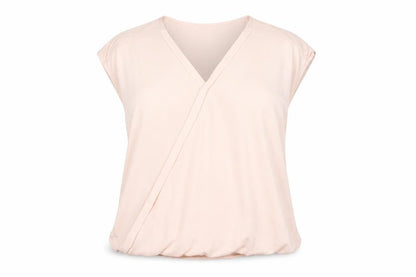 Womens UK Size 14 Marks and Spencer Pink Wrap Blouse