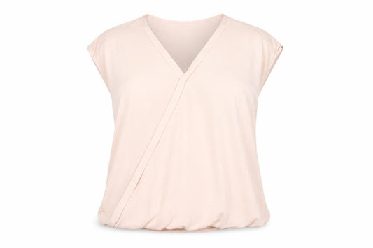 Womens UK Size 14 Marks and Spencer Pink Wrap Blouse